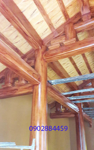 Sơn giả gỗ cột