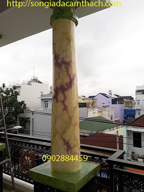 Cột giả đá 3D