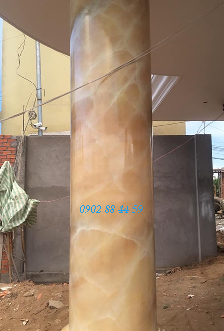 sơn cột giả đá gò vấp