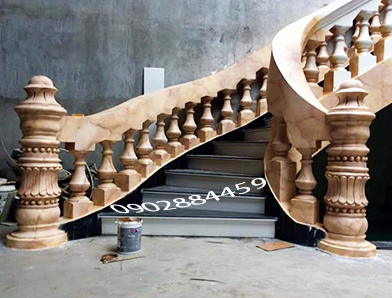 Sơn giả đá cẩm thạch 3D lục bình, sơn giả đá lan can lục bình