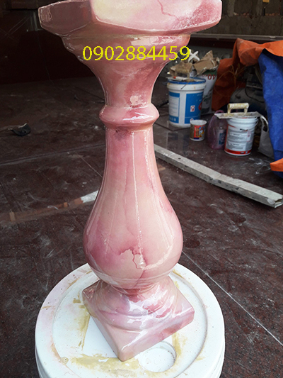 Sơn giả đá cẩm thạch lục bình 3D
