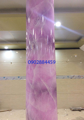 Sơn giả đá cẩm thạch màu hồng ngọc