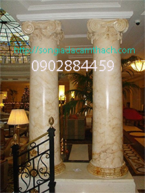 sơn giả đá cẩm thạch phòng khách