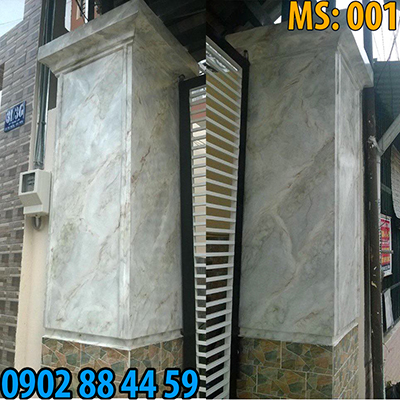 Sơn giả đá cổng biệt thự