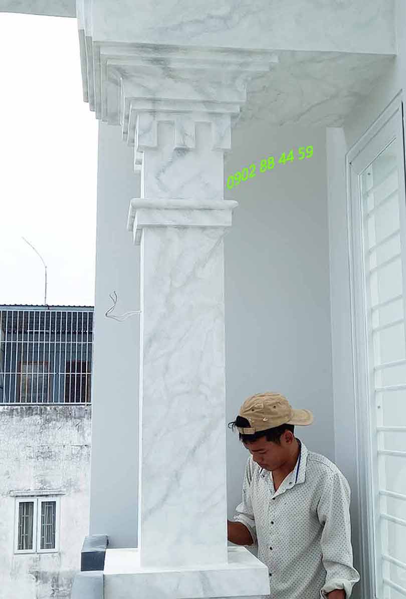 100+ Mẫu Đá Ốp Cột Nhà, Đá Hoa Cương Cột Granite, Marble, Thi Công Ốp Cột  Đá Tự Nhiên Tại HCM, Bình Dương, Long An