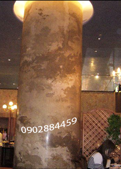 Thi công sơn giả đá karaoke